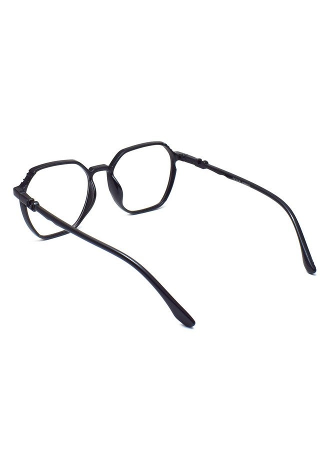 Peter Jones Square Computer Glasses for Women/Girls | Zero Power Blue Light Blocking UV400 Lenses | Lightweight Eyewear for TVs, Computers, Tablets & Smartphones (Size Medium, Model AG5196) - Image 3