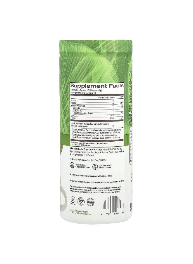 Om Mushrooms Om Mushrooms, Superfood Mushroom Blend, Matcha Latte , 8.47 oz (240 g)  - Image 2