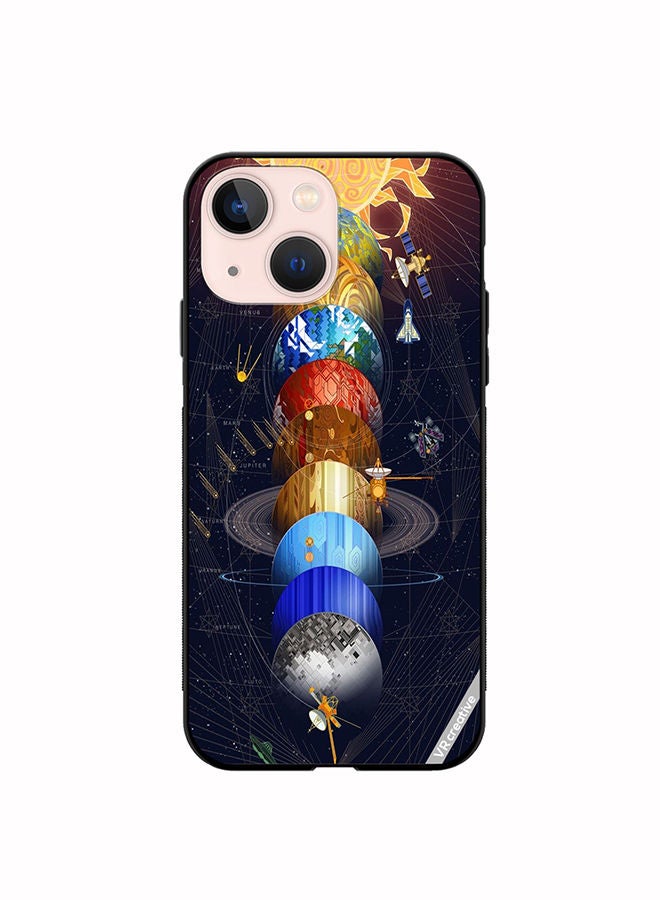 VR CREATIVE Protective Case Cover For Apple iPhone 14 Plus Earth Design Multicolour - Image 1