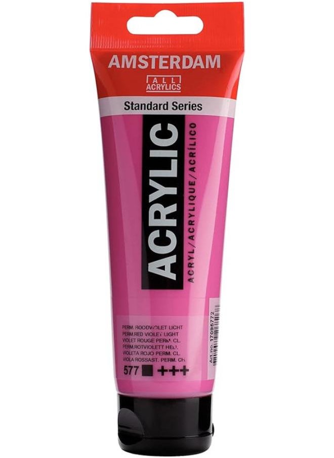 AMSTERDAM Amsterdam-Acrylics 120ml PERM Red Violet LT No. 577  - Image 1