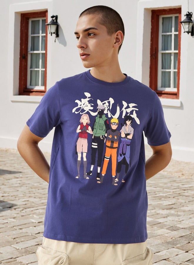 SP Characters Naruto Print T-shirt - Image 1