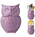 Comfify Owl Utensil Holder Decorative Ceramic Cookware Crock & Organizer, in Lovely Purple Color - Utensil Caddy and - Image 2