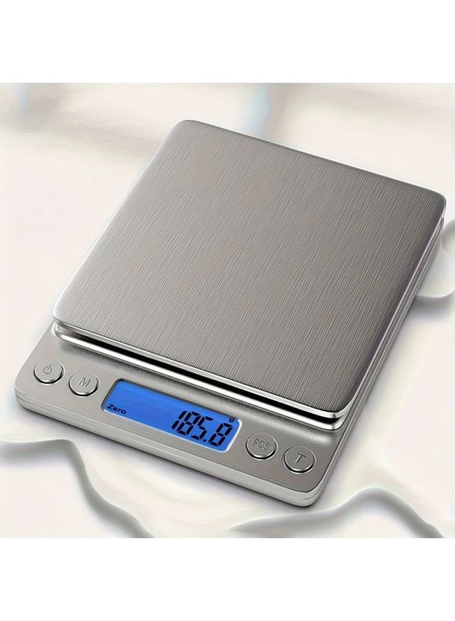 High Precision Digital Kitchen Scale 3000g 0.1g Grams and Ounces for Cooking Baking and Meal Prep Perfect for Apartments and Dorms Food Weight Measurement Scale - Image 1
