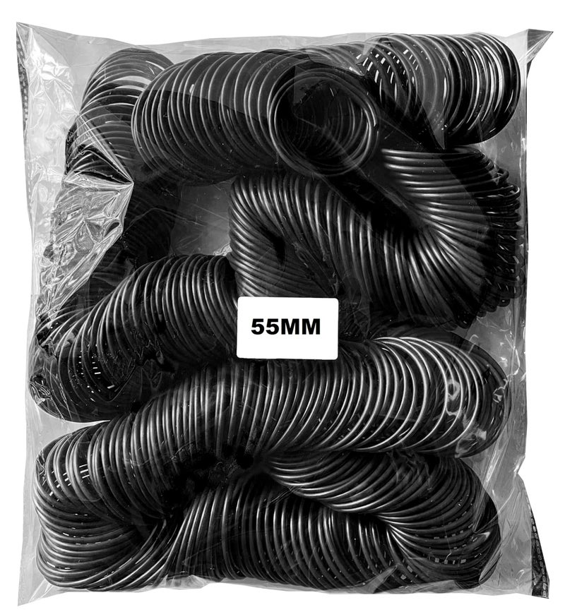 Kosh Spiral Binding Black Heavy Quality Plastic Spiral Ring/Coil/Loop Manual Ring Binder (55MM) - Image 1
