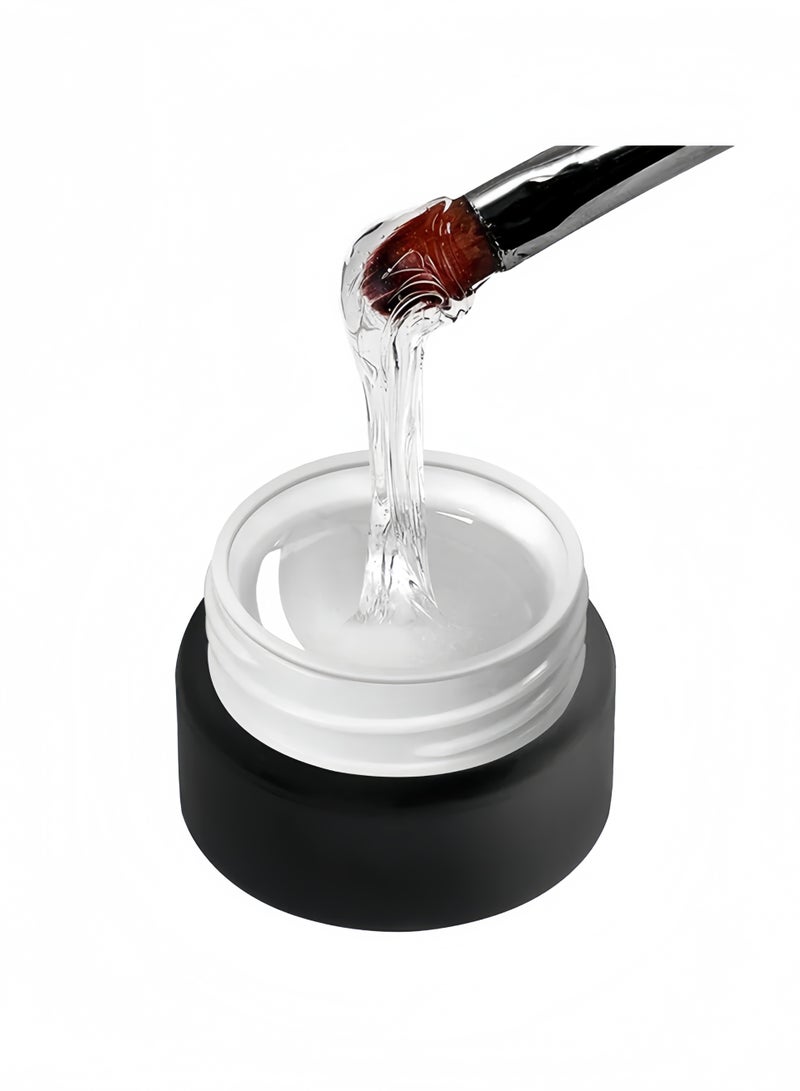 QIRRA Solid Nail Glue Gel for Press On Nails, Clear UV Nail Gel for Nail Extension and 3D Nail Art, Strong Hold, No Mess, DIY and Salon Use - Image 4