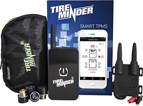 تيرمايندر سمارت TPMS مع 4 مرسلات للمركبات الترفيهية والمنازل المتنقلة والعربات والمقطورات