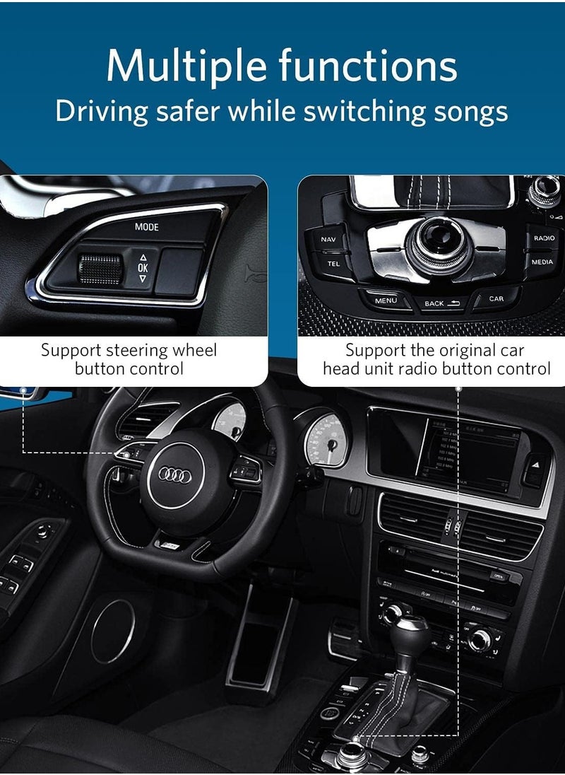Generic - Bluetooth For Audi MMI AMI 2G iPod Music Interface INVERY AirDual Bluetooth 5.0 aptX-HD Adapter For 2004 TO 2009 Year - Image 1
