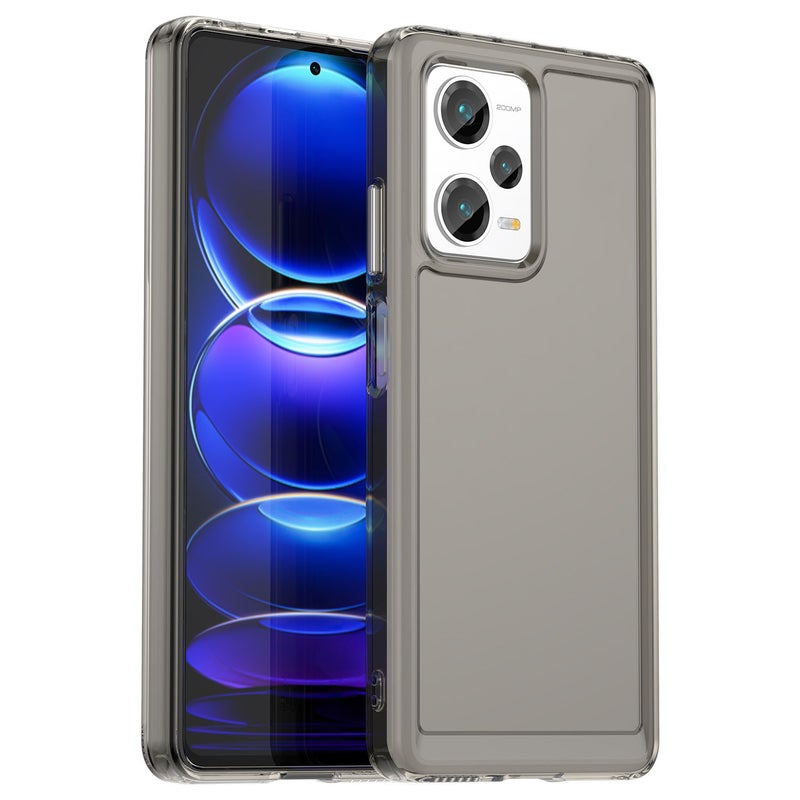 HuHa Case Cover For Redmi Note 12 Explorer Candy Series TPU Phone Case(Transparent Grey) - Image 1