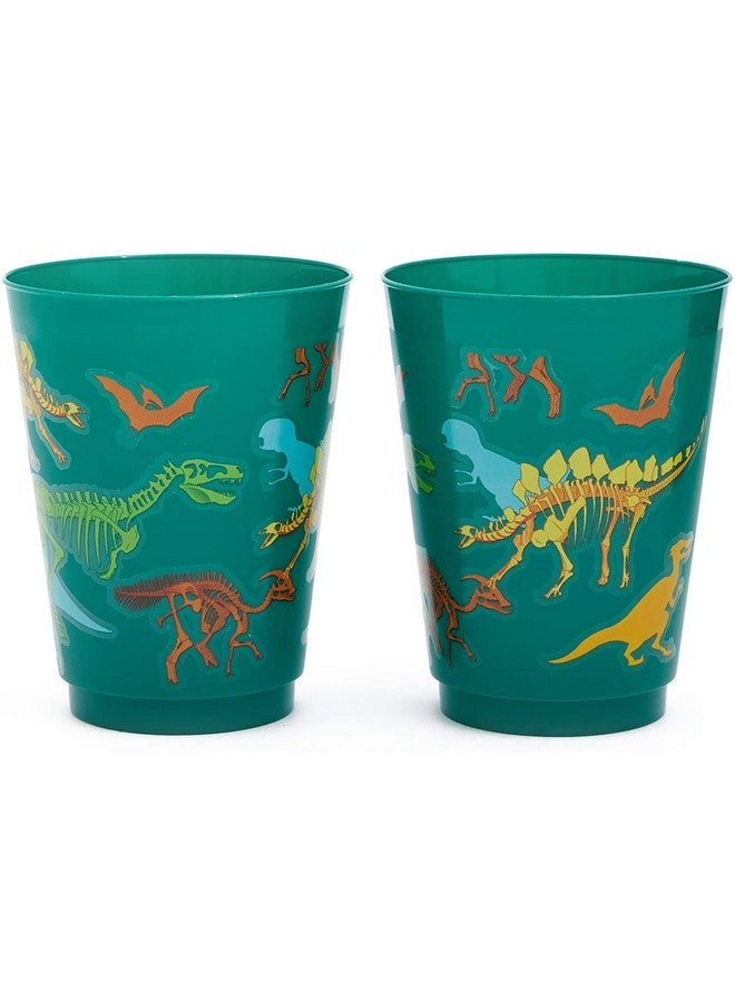 Blue Panda - 16 Pack Plastic Dinosaur Cups For Kids, Dino Party Favors For Birthday Supplies (16 Oz) - Image 4