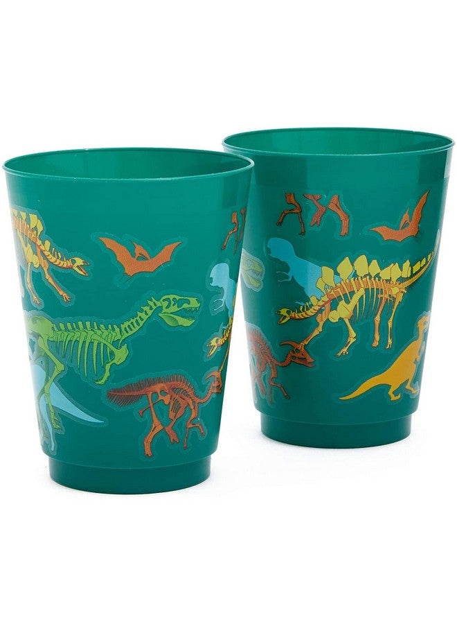 Blue Panda - 16 Pack Plastic Dinosaur Cups For Kids, Dino Party Favors For Birthday Supplies (16 Oz) - Image 5