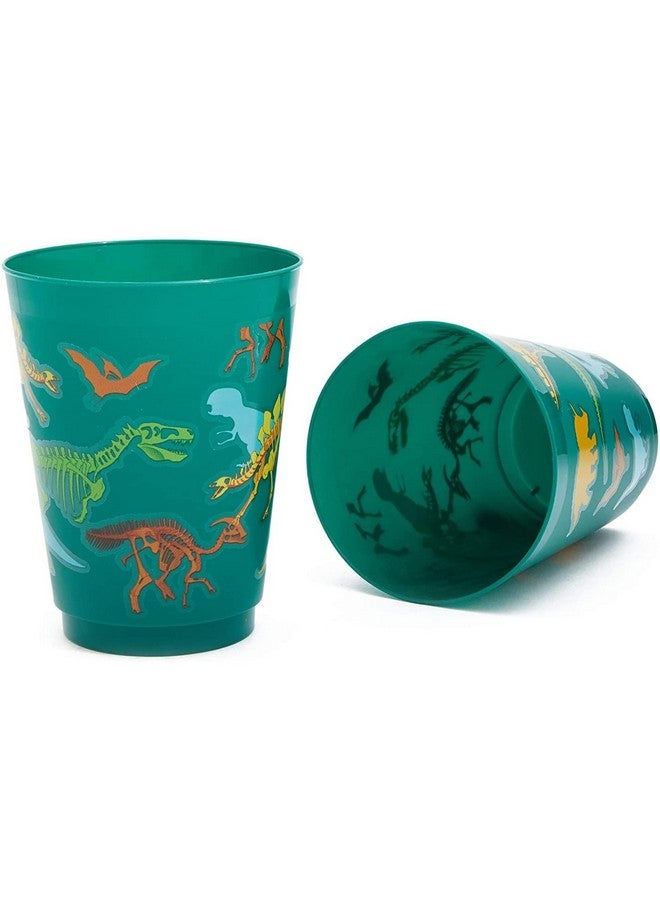 Blue Panda - 16 Pack Plastic Dinosaur Cups For Kids, Dino Party Favors For Birthday Supplies (16 Oz) - Image 3