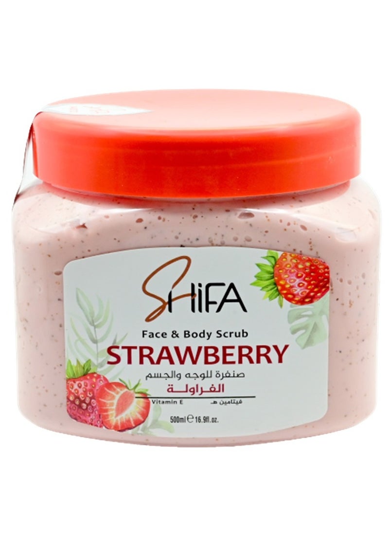 Shifa Face And Body Scrub With Strawberry 300 ml - pzsku/Z99E2C187EFBB36CC46F2Z/45/_/1722863257/96b7bc0c-d643-4556-b401-2f6b506f0b3b