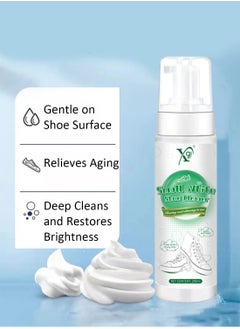 X9 White Shoe Cleaner, Wet and Dry Shoe Cleaner Foam for Tennis Shoes, Canvas 200ml  - Image 2