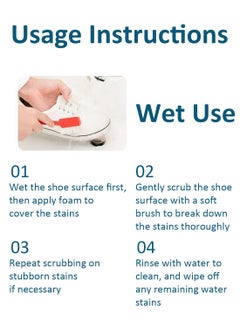 X9 White Shoe Cleaner, Wet and Dry Shoe Cleaner Foam for Tennis Shoes, Canvas 200ml  - Image 5