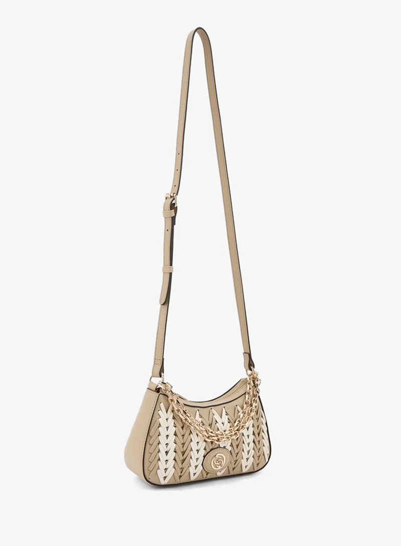 Celeste MULTICOLOUR Braided Detail Crossbody Bag With Zip Closure for Women | Best Price UAE