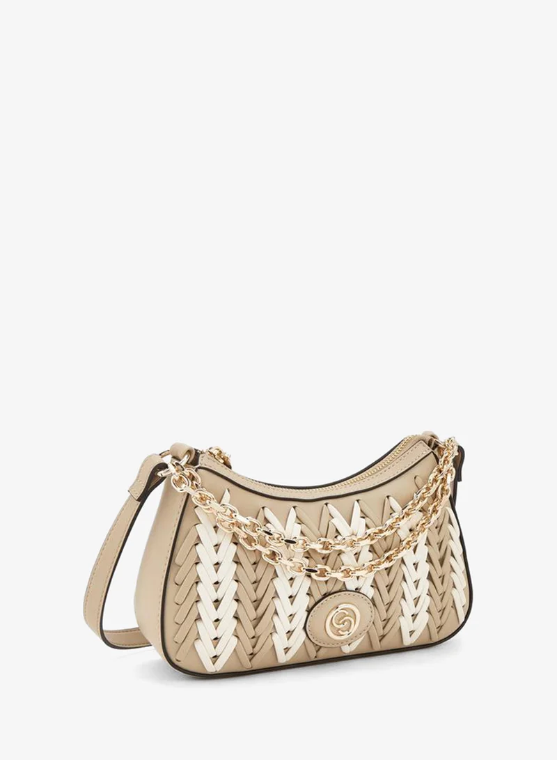 Celeste MULTICOLOUR Braided Detail Crossbody Bag With Zip Closure for Women | Best Price UAE