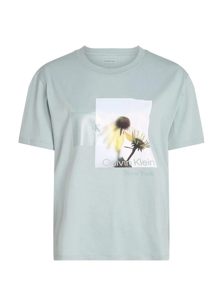 Calvin Klein Jeans Graphic Crew Neck T-Shirt