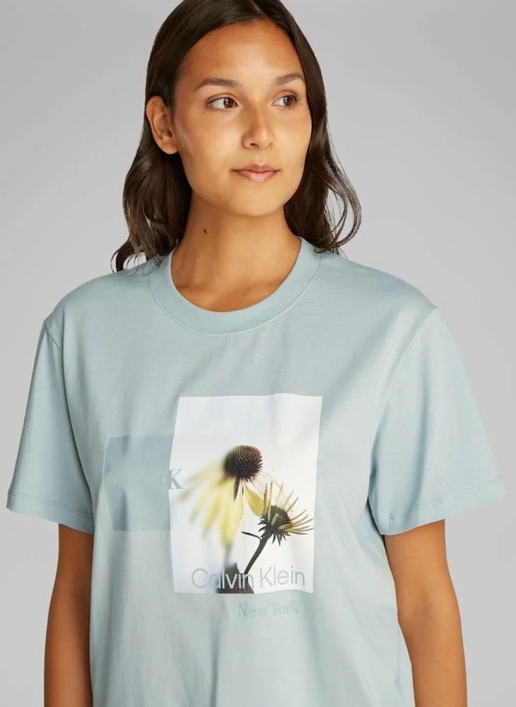 Calvin Klein Jeans Graphic Crew Neck T-Shirt
