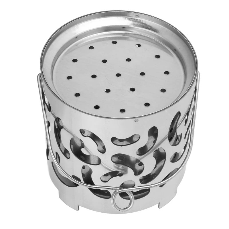 Portable Stainless Steel Camping Heater Stove for Outdoor Cooking Boiling Water and Barbecue - Image 5