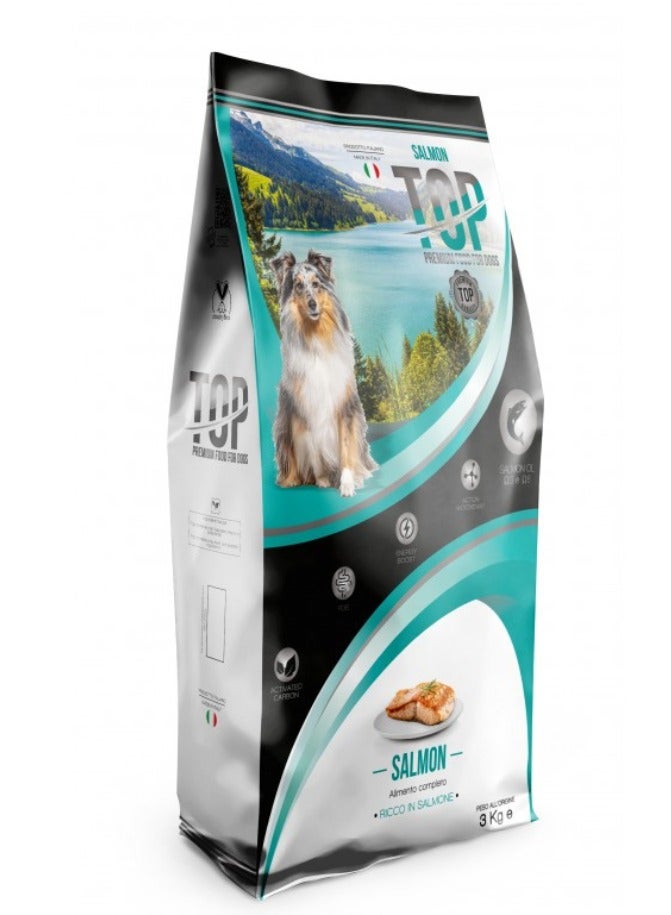 Dogs Dry Food With Salmon Flavor For Adult Dogs, 3KG
