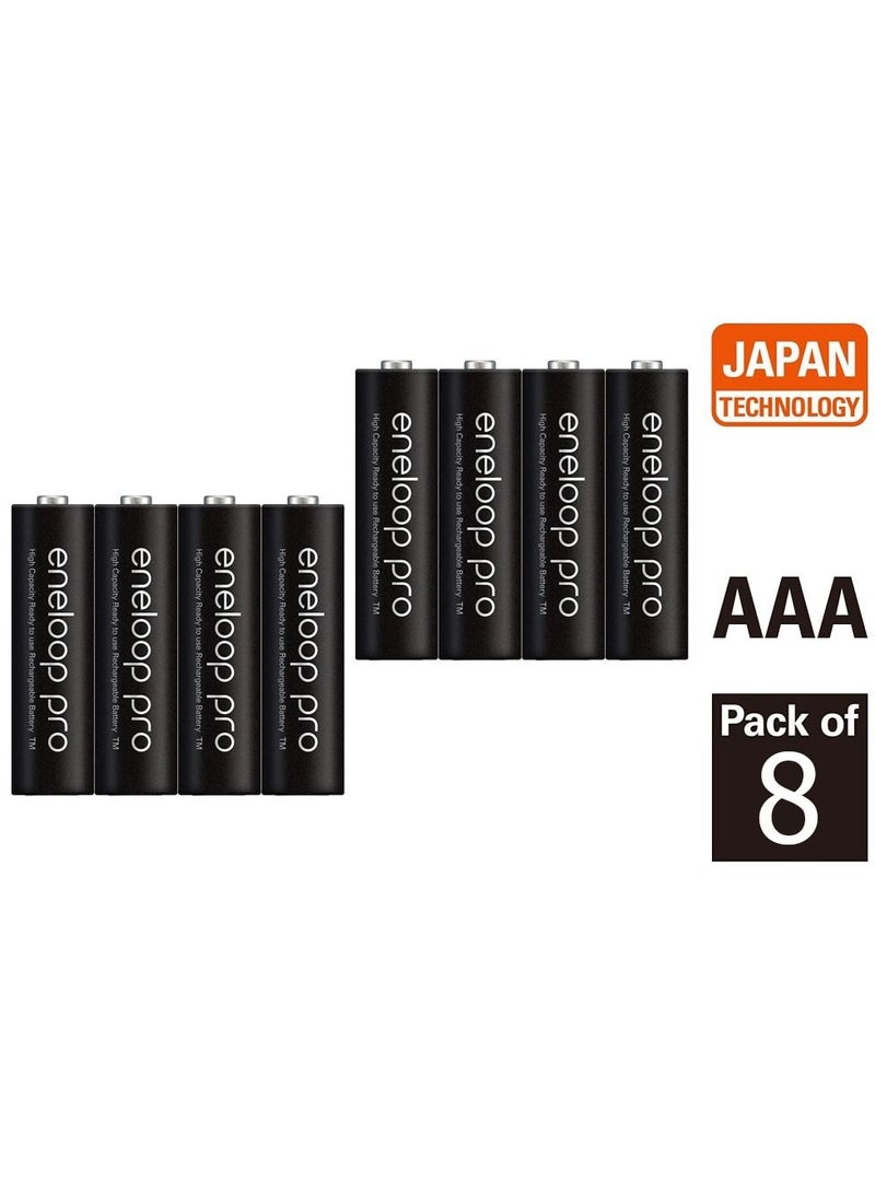Panasonic 8 Eneloop Pro AAA Pre Charged Rechargeable Batteries - Image 2
