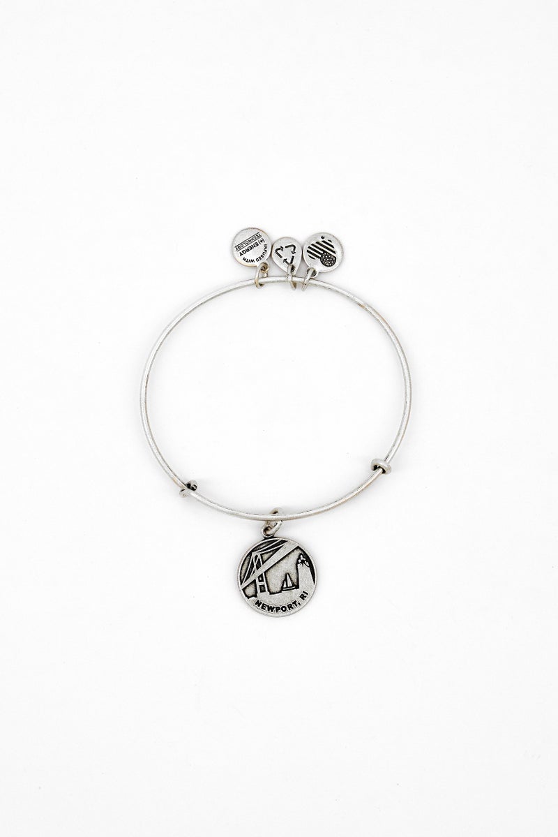 ALEX AND ANI Women Places Charm Rafaelian Bracelet, Silver  - Image 2