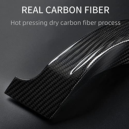 JSWAN Real Carbon Fiber Tail Throat Upper Trim Cover Fit for Toyota Supra GR A90 A91 MK5 Exhaust Muffler Tail Pipe Upper Trim Cover Accessories - Image 3