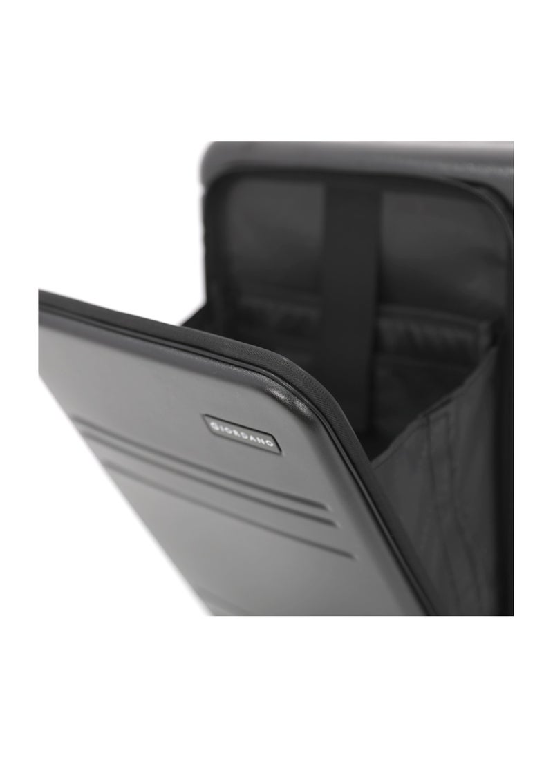 GIORDANO Giordano Hardside Double Spinner Wheel Luggage Trolley Bag 20 inch Cabin Size ,Grey  - Image 4