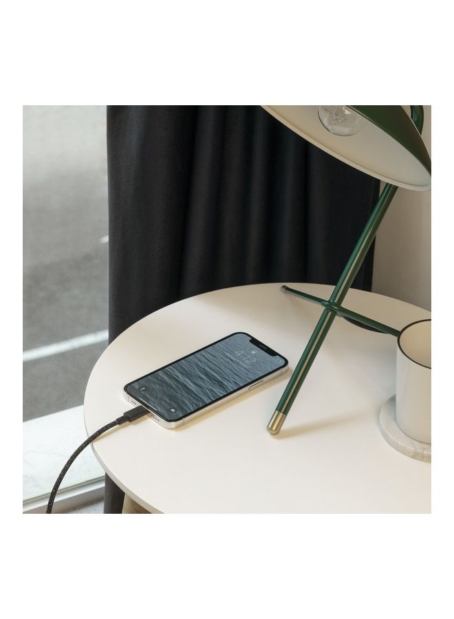 ناتيف يونيون كابل شحن من USB-C إلى Lightning. أسود - Image 3