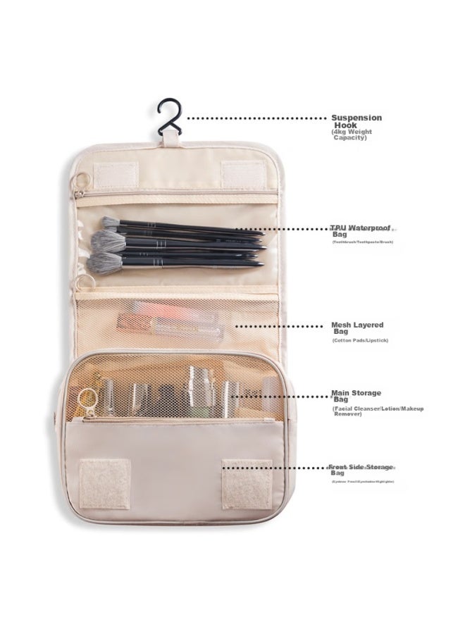 JAJALIN Jajalin Travel Toiletry Bag With Wet And Dry Separation, Business Trip Toiletry Organizer Set For Men And Women, Large Capacity Portable Makeup Bag  - Image 5