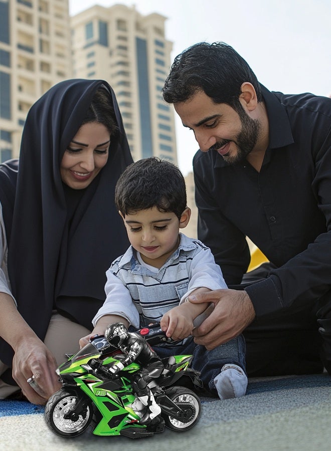 2.4G motorcycle, off-road vehicle, stunt climbing remote control car, drift 4WD remote control car, children's model toy car - Image 4