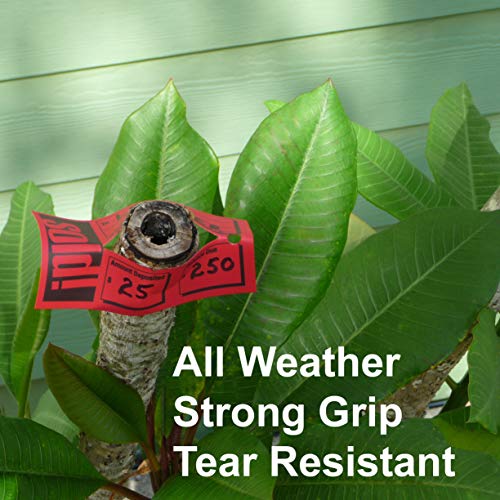 Things Improved Sold Tags - Heavy Duty Weatherproof - Pack of 100 Red Vinyl Waterproof Sold Tags - Image 3