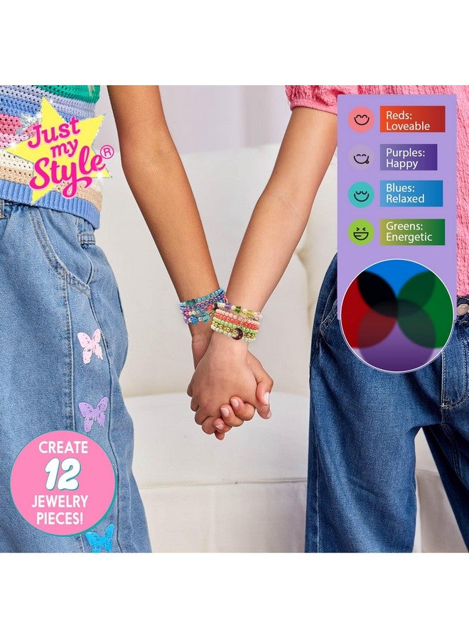 Just My Style Color-Changing Mood Jewelry Making Kit, Bracelet & Necklace Making Kit, Arts & Crafts Kit for Girls & Boys Ages 6-10 - Image 5