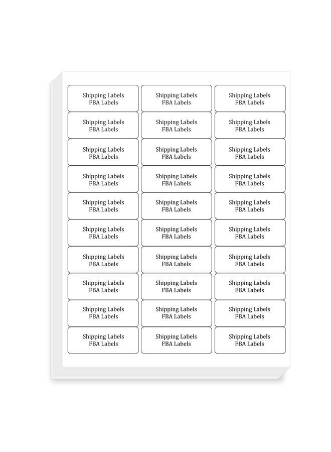 FungLam 1" x 2-5/8" Shipping Address Labels 900 Label Stickers Paper for Laser/Inkjet Printer 30 per Page Printable Mailing Labels (30 Sheets, 900 Labels) - Image 1