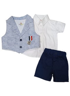 Baby Boys Set - 3 pcs (Shirt, Short & Vest) - pzsku/Z99E41F4DB27165A16D22Z/45/_/1710329950/8b12ca18-b378-4856-a1e8-314d8ff7d67b