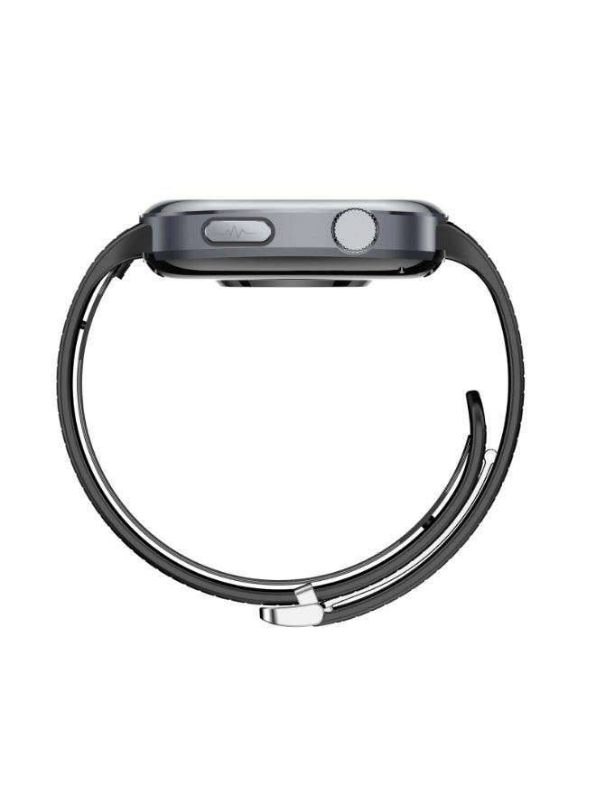 Domars Health Smart Watch with AirPump System, 1.95" AMOLED ScreenFitness Tracker with Bluetooth Calling 24/7 Heart Rate Monitor, 50 Sport Modes.Running, Cycling, Hiking Ect 15-Day Battery, NFC, IP67 Waterproof,SOS Black - Image 5