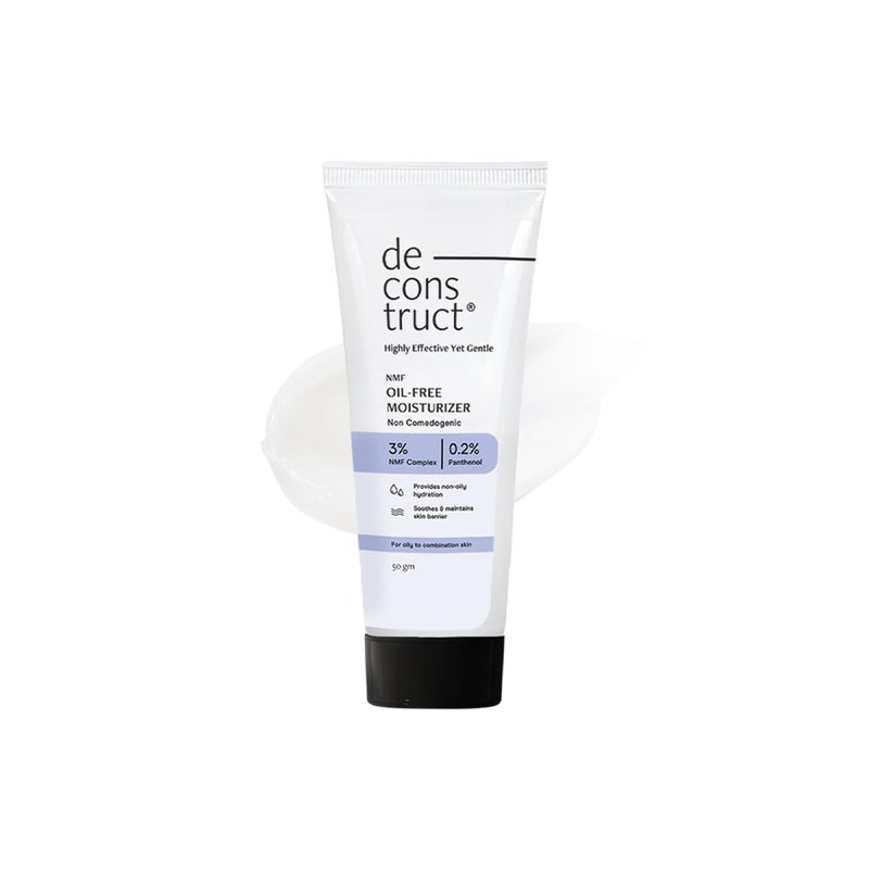 ديكونستركت مرطب خالٍ من الزيوت للبشرة الدهنية من Deconstruct - مركب NMF (بتركيز 3%) + بانثينول (0.2%) | لا يسبب انسداد المسام - 50 جم (عبوة من قطعتين) - Image 2