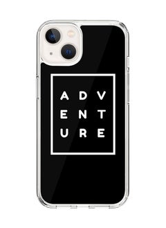 Classic Clear Case for Apple iPhone 14 Hybrid Soft Case Flexible Edges Anti Drop TPU PC Gel Thin Transparent Cover [ Designed for Apple iPhone 14 ] - Adventure Full Print