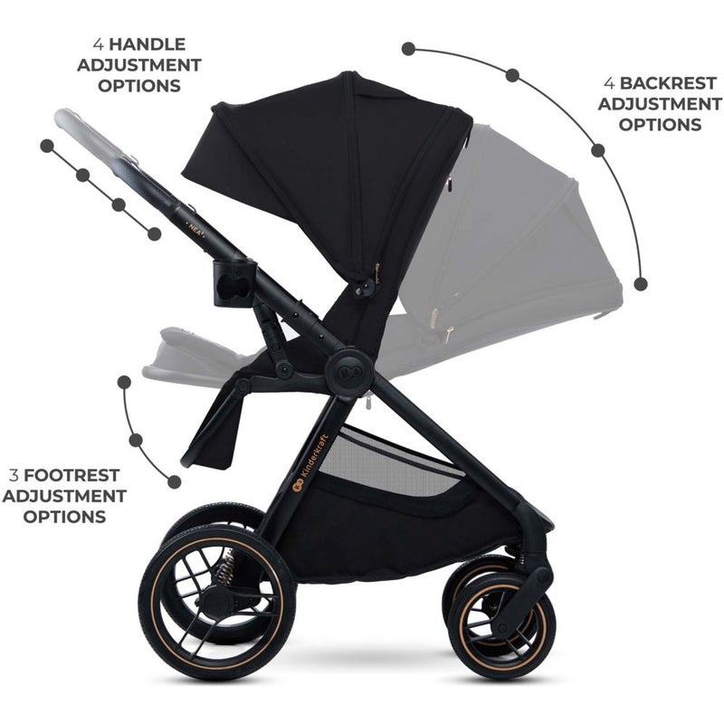 Kinderkraft - Nea 2 Stroller - Midnight Black - Image 4