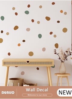 DUNISO Polka Dot Wall Decal for Kids, PVC Waterproof Decals, Wall Stickers for Kids Room, DIY Art Decal for Children Baby Kids Boy Girl Bedroom Decoration  - Image 1