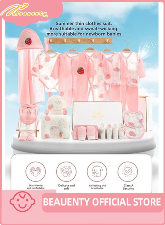 Beauenty 24PCS Newborn Baby Gifts Set, Newborn Layette Gift Set, Baby Clothes Accessories Set for Boys and Girls, Premium Cotton. - Image 2