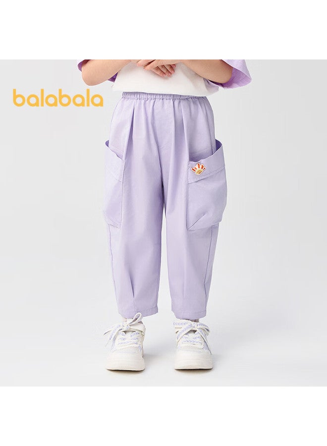 Balabala ملابس أطفال بالابالا، بنطلونات أولاد، بنطلونات رقيقة للبنات في الصيف، بنطلونات شحن سريعة الجفاف، عصرية، 208225108201 - Image 2