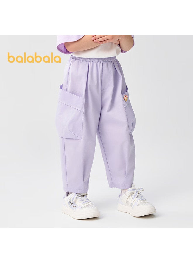 Balabala ملابس أطفال بالابالا، بنطلونات أولاد، بنطلونات رقيقة للبنات في الصيف، بنطلونات شحن سريعة الجفاف، عصرية، 208225108201 - Image 3