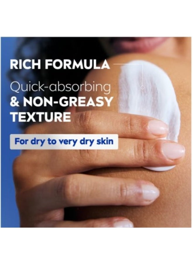 NIVEA Rich Nourishing Body Lotion 400ml 72H Intense Moisture With Almond Oil & Deep Moisture Serum For Dry Skin - Image 4