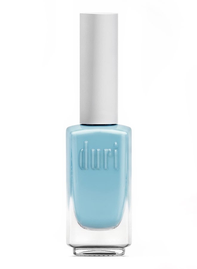 duri Nail Polish, 453 Hot Ice, Wedding Blue French Manicure, Sheer Coverage, Glossy Finish, Fast Drying, 0.45 Fl Oz , by Duri Cosmetics - Image 1