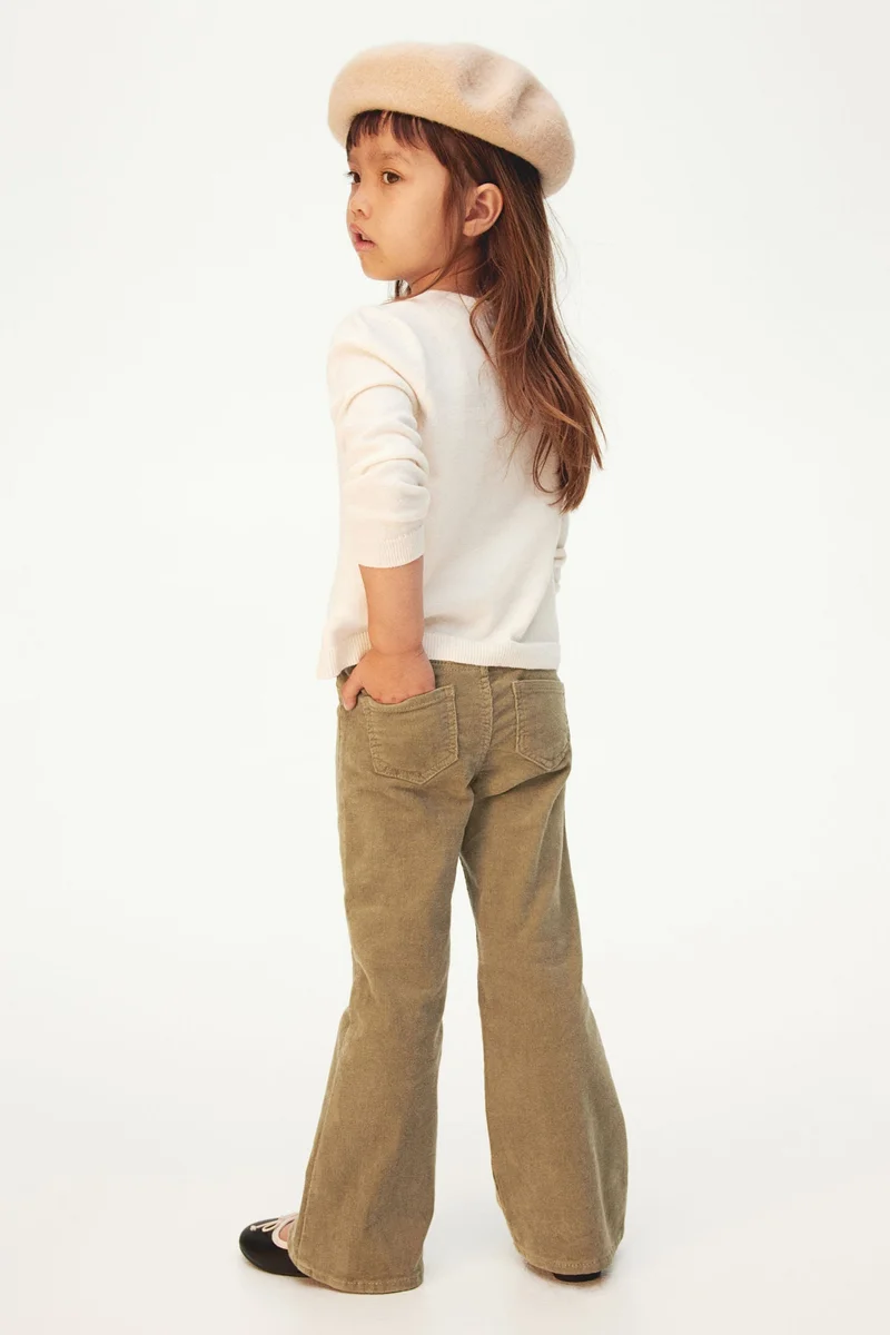 H&M Flared Corduroy Treggings