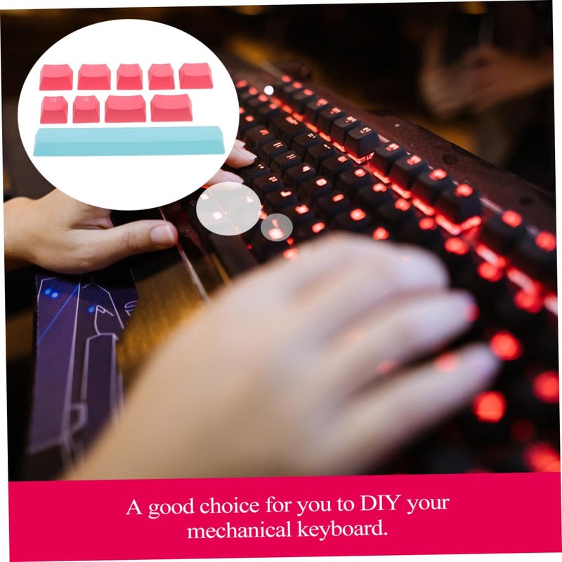 Double Shot Translucent Mechanical Keycaps 8 PCS Set For Corsair Keyboards - Image 4