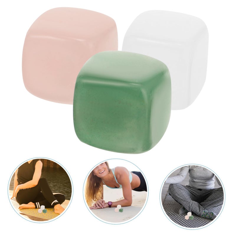 3 قطع من الأحجار المصقولة الطبيعية للمنزل وتزيين الحدائق وتنسيق المناظر الطبيعية - Image 3