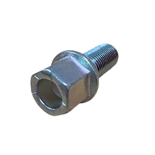 DASPARTS داسبارتس WHT002437، 8D0601139A، 8D0601139D، WHT001812 مسمار برغي العجلة M14 x1.5x27 الطول الكلي 48 مم سداسي 17 مم لسيارات VW و Audi A3، A4، A4 كواترو، A6، A6 كواترو، بيتل، إيوس، والمزيد (عبوة من 5)  - Image 4