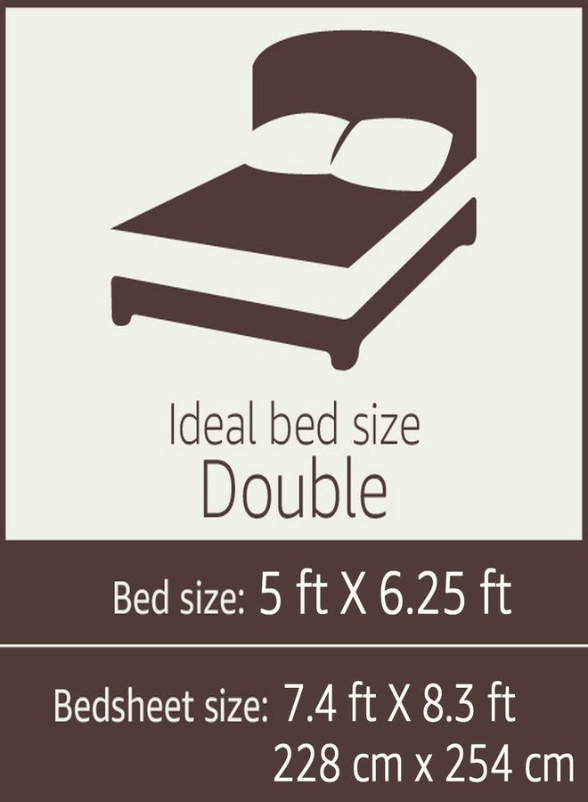 Blenzza Deco™ 180TC Glace Cotton Kids Room 1 Double Flat Printed Bed Sheet with 2 Pillow Cover (90 * 100Inch) (Happy Cat) - Image 5